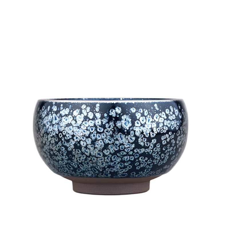 Black Glaze Jian Zhan Tenmoku Tea Cup