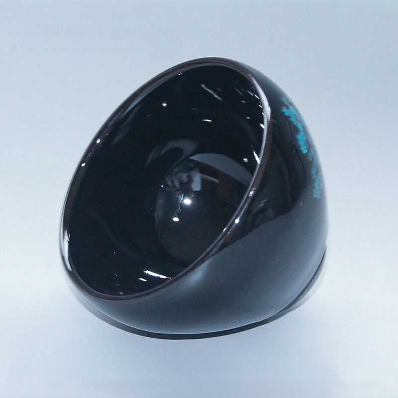 Ukin Black Glazed Jian Ware Tenmoku Tea Bowl