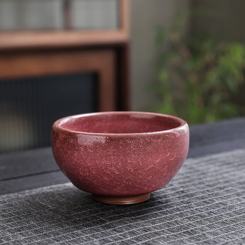 Pink Jian Zhan Tenmoku Tea Cup