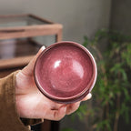 Pink Jian Zhan Tenmoku Tea Cup
