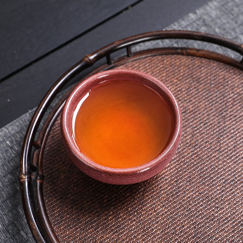 Pink Jian Zhan Tenmoku Tea Cup