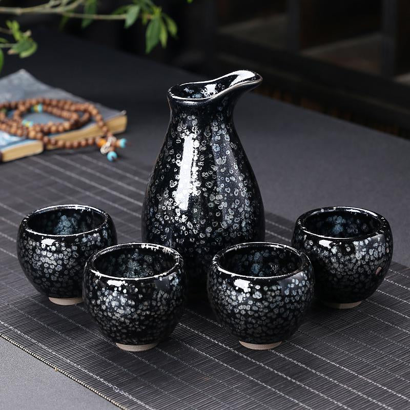cells glazed sake set