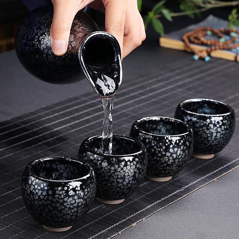 cells glazed sake set