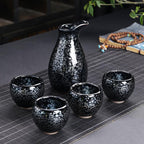 cells glazed sake set