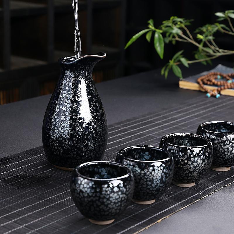 cells glazed sake set