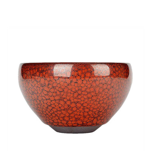 Cinnabar Jian Zhan Tenmoku Tea Cup