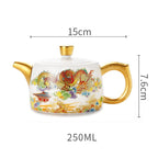 Golden Dragon Tenmoku Jian Zhan Teapot