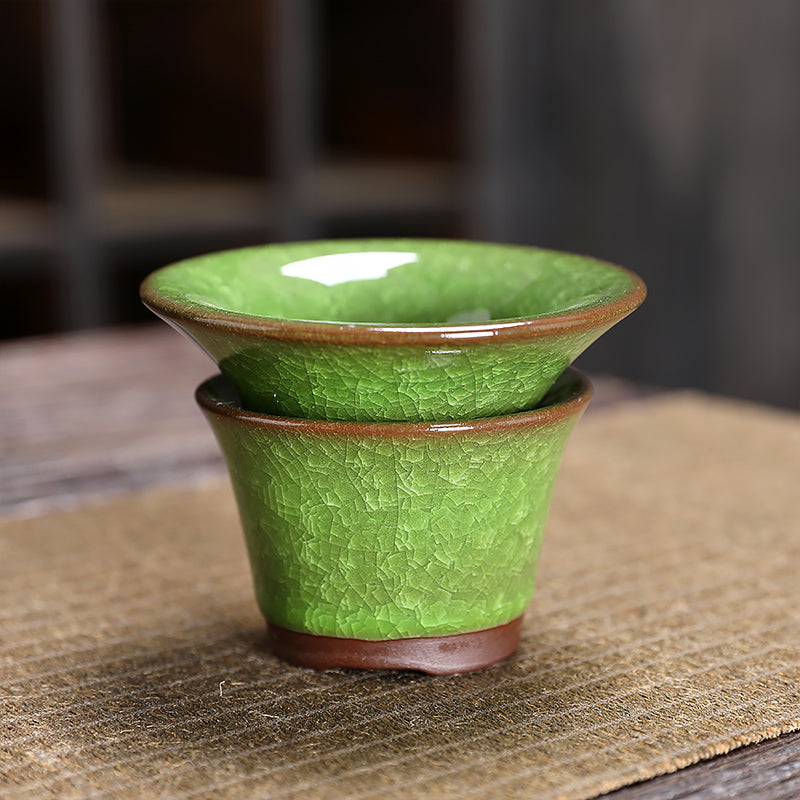 Matcha Green Tenmoku Jian Zhan Tea Set