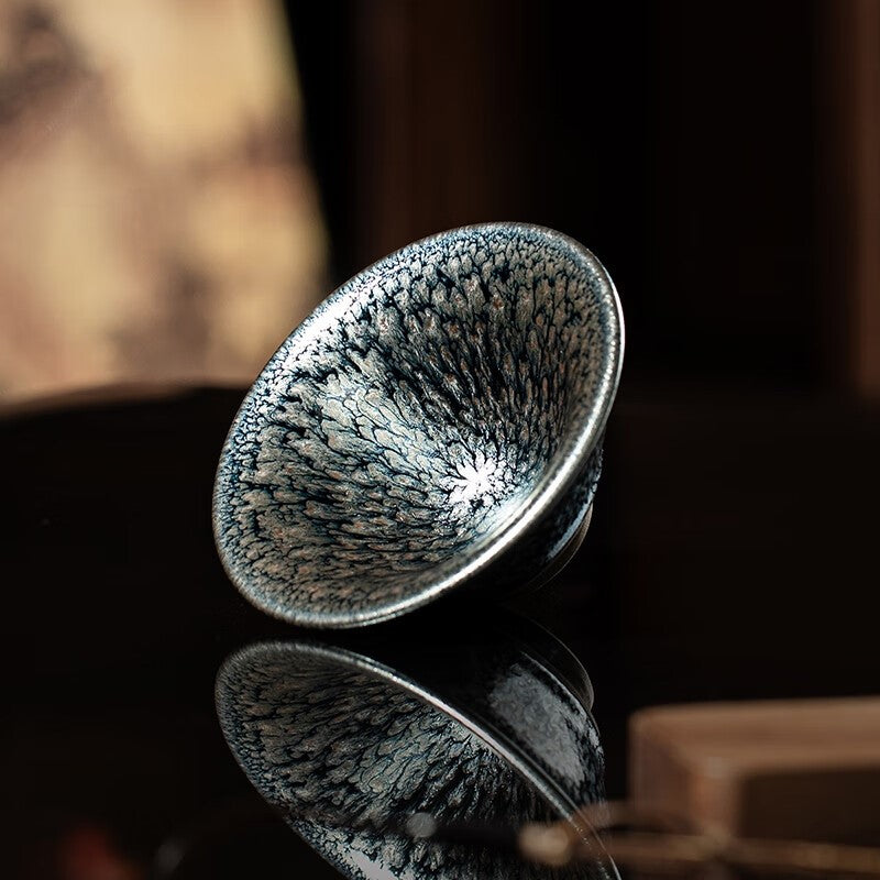 Explode Jian Zhan Tenmoku Tea Cup