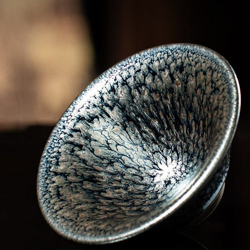 Explode Jian Zhan Tenmoku Tea Cup