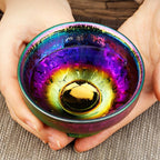 Rainbow Chawan Tenmoku Tea Bowl
