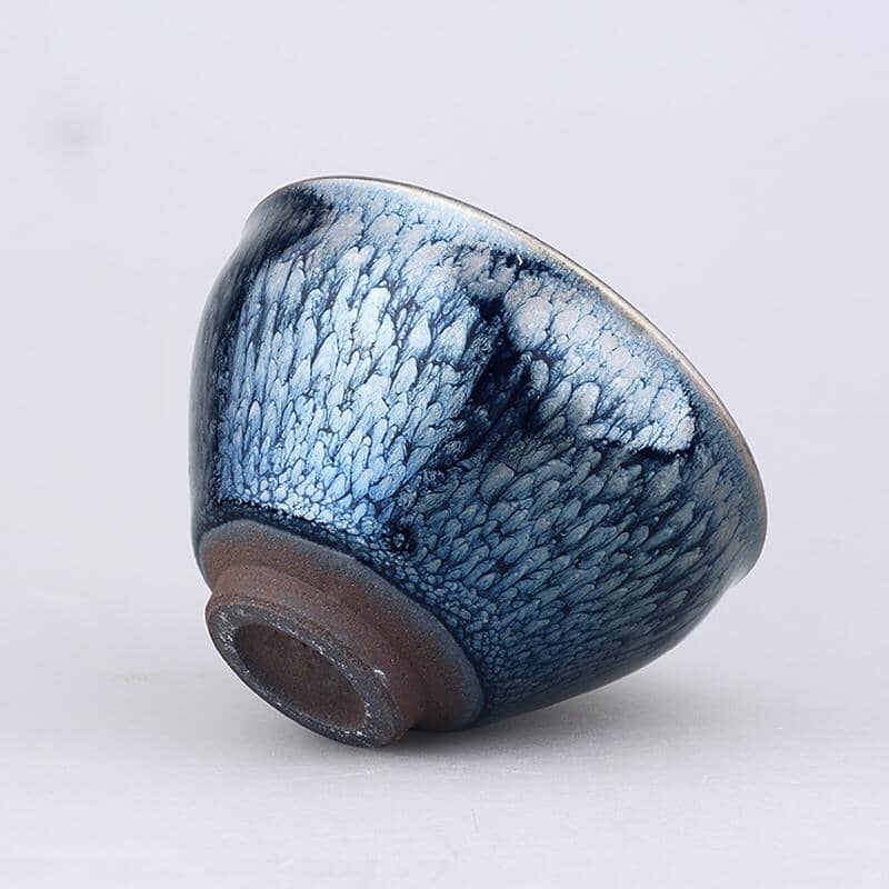 Ashen Bloom Jian Zhan Tenmoku Tea Cup
