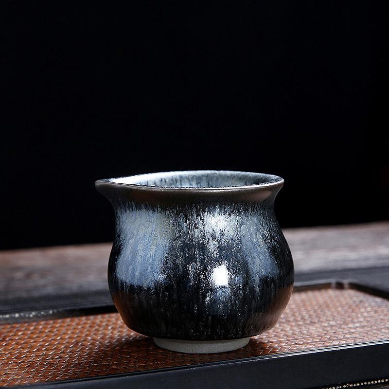 Flowery Tenmoku Jian Zhan Tea Set