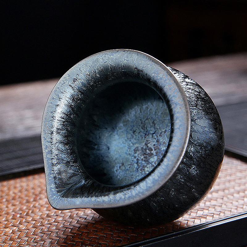 Flowery Tenmoku Jian Zhan Tea Set