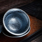 Flowery Tenmoku Jian Zhan Tea Set