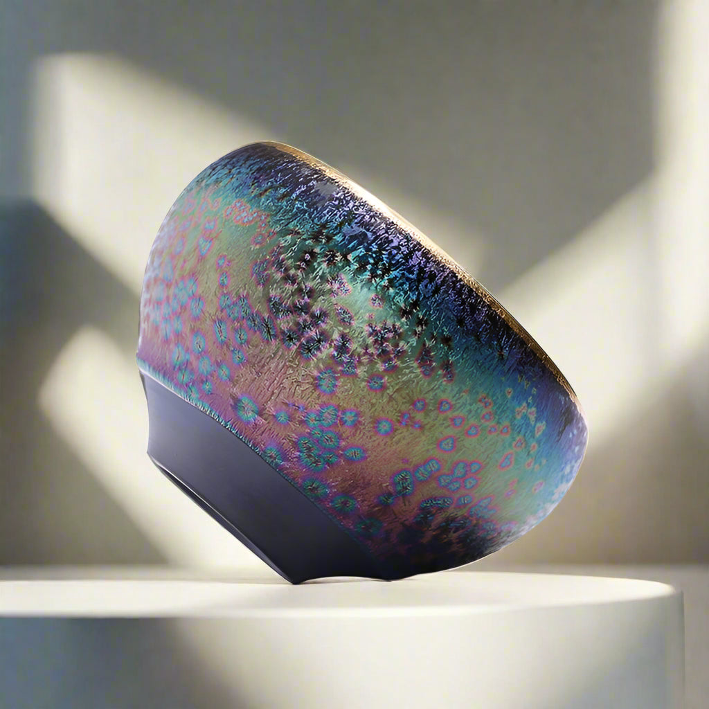 Golden Satori Jian Zhan Tenmoku Tea Cup