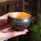 Golden Satori Jian Zhan Tenmoku Tea Cup