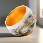 Azure Seraph Jian Zhan Tenmoku Tea Cup