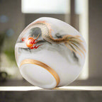 Azure Seraph Jian Zhan Tenmoku Tea Cup