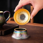 Golden Tenmoku Jian Zhan Tea Set
