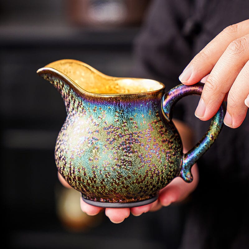 Golden Tenmoku Jian Zhan Tea Set