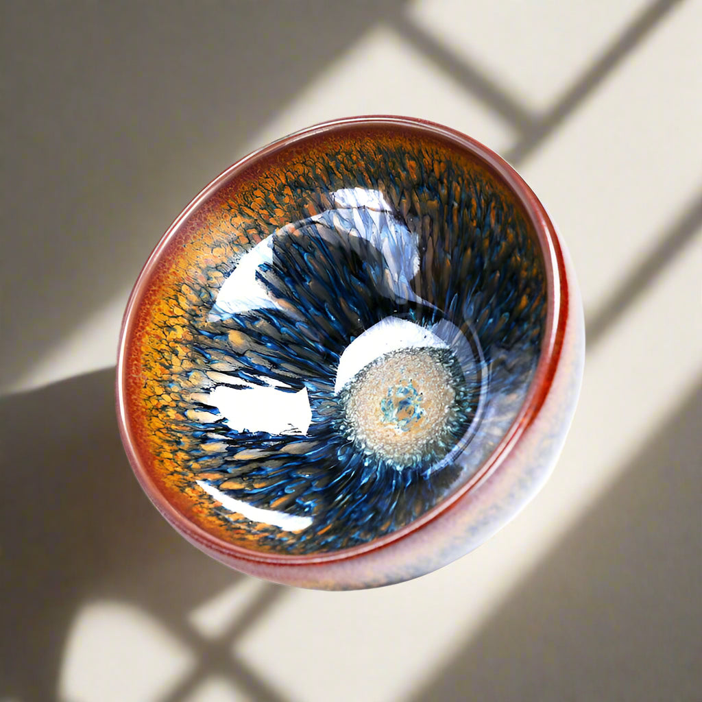 Boreal Glaze Jian Zhan Tenmoku Tea Cup