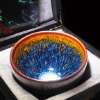 Boreal Glaze Jian Zhan Tenmoku Tea Cup