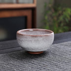 Ivory Glow Jian Zhan Tenmoku Tea Cup