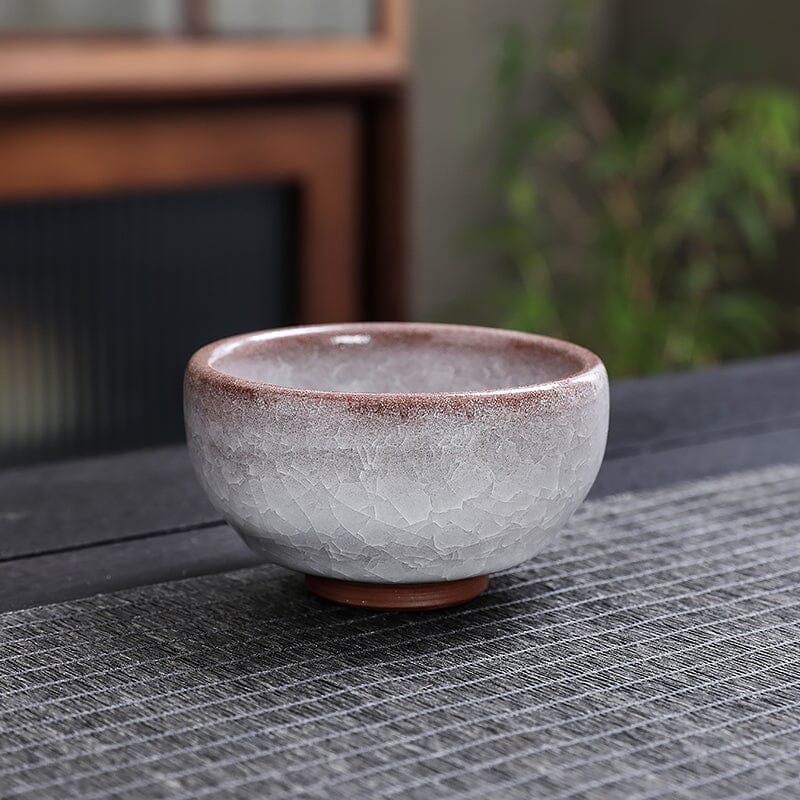 Ivory Glow Jian Zhan Tenmoku Tea Cup