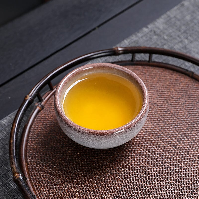 Ivory Glow Jian Zhan Tenmoku Tea Cup