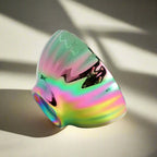 Peacock Tail Golden Jian Zhan Tenmoku Tea Cup