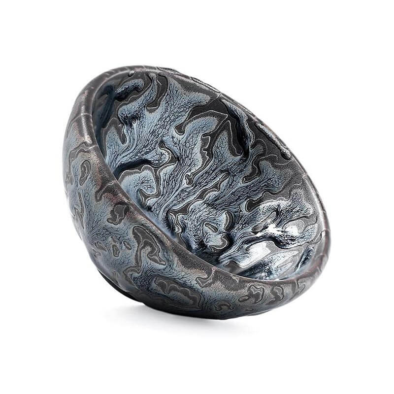 Iron Poem Jian Zhan Tenmoku Tea Cup