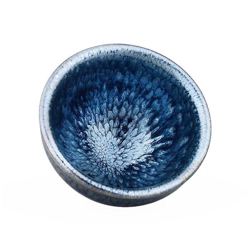 Ashen Bloom Jian Zhan Tenmoku Tea Cup