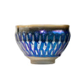 Tenmoku Jianzhan Ceramic bowl with blue and white pattern