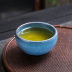 Sky Blue Jian Zhan Tenmoku Tea Cup