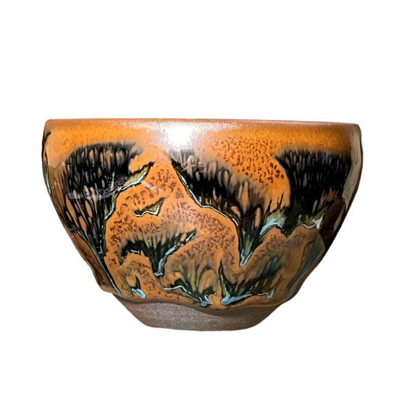 Landscape Jian Zhan Tenmoku Tea Cup