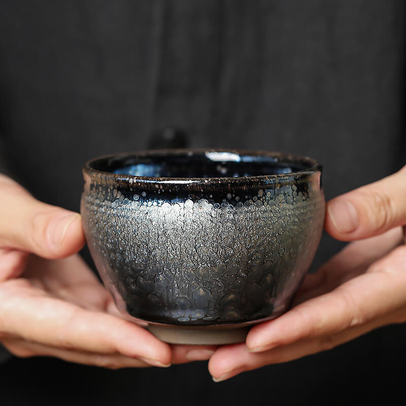 Oil Spots Tenmoku Jian Zhan Tea Cup