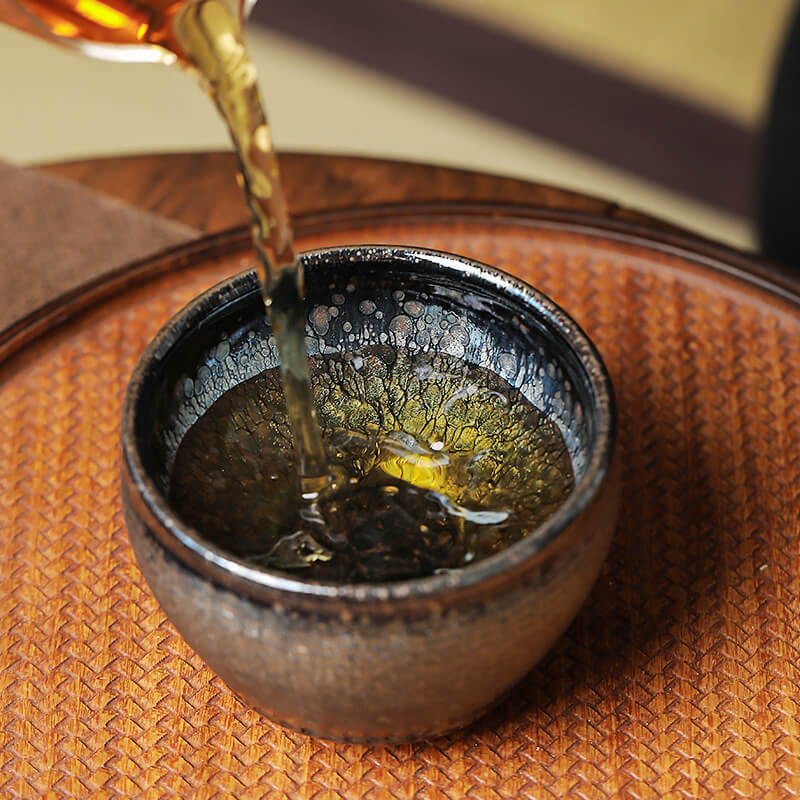 Oil Spots Tenmoku Jian Zhan Tea Cup