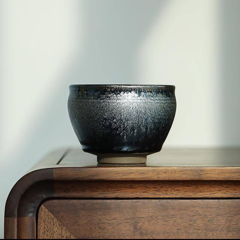 Oil Spots Tenmoku Jian Zhan Tea Cup