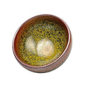 Matcha Green Jian Zhan Tenmoku Tea Cup Flat