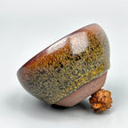 Matcha Green Jian Zhan Tenmoku Tea Cup Flat