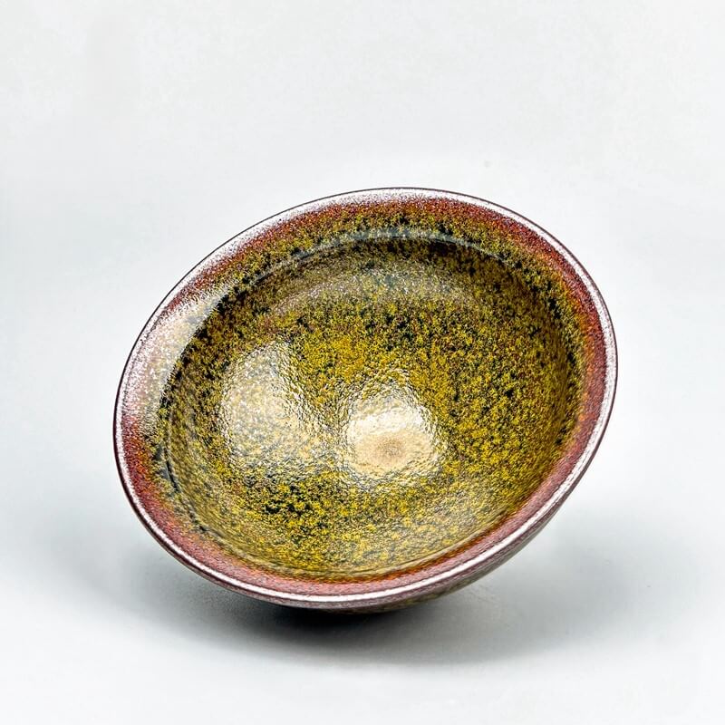 Matcha Green Jian Zhan Tenmoku Tea Cup Ware