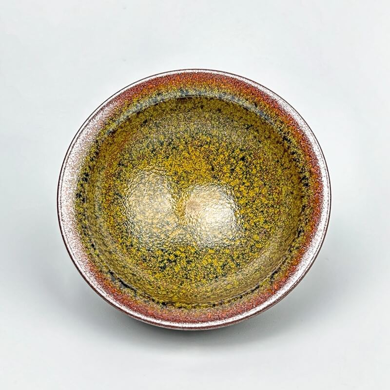 Matcha Green Jian Zhan Tenmoku Tea Cup Ware