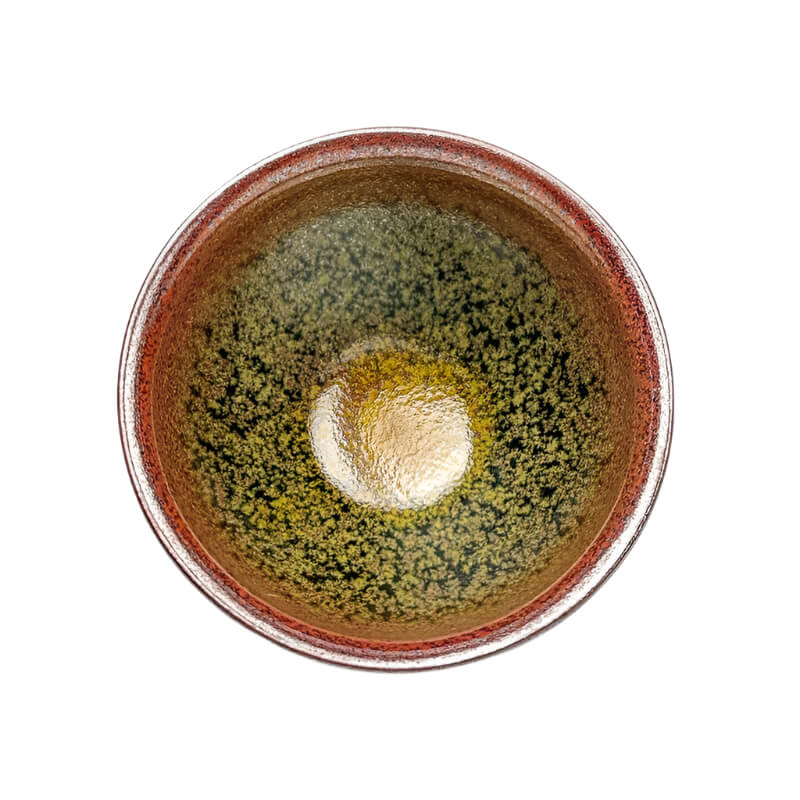 Matcha Green Jian Zhan Tenmoku Tea Cup