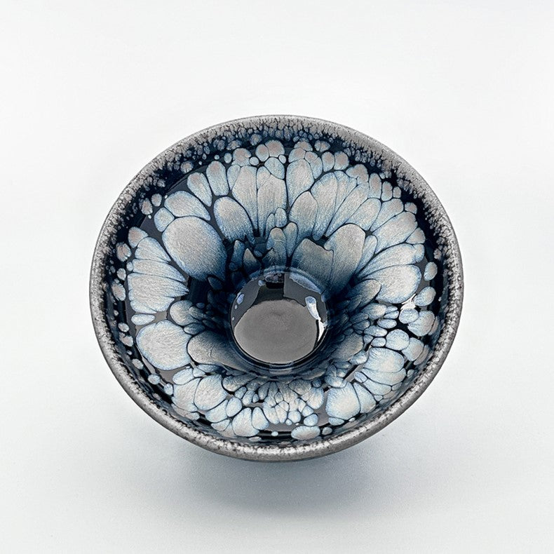 Magnolia Black Glaze Tenmoku Jianzhan Tea Cup