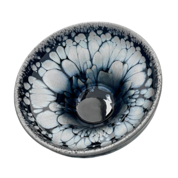 Magnolia Black Glaze Tenmoku Jianzhan Tea Cup