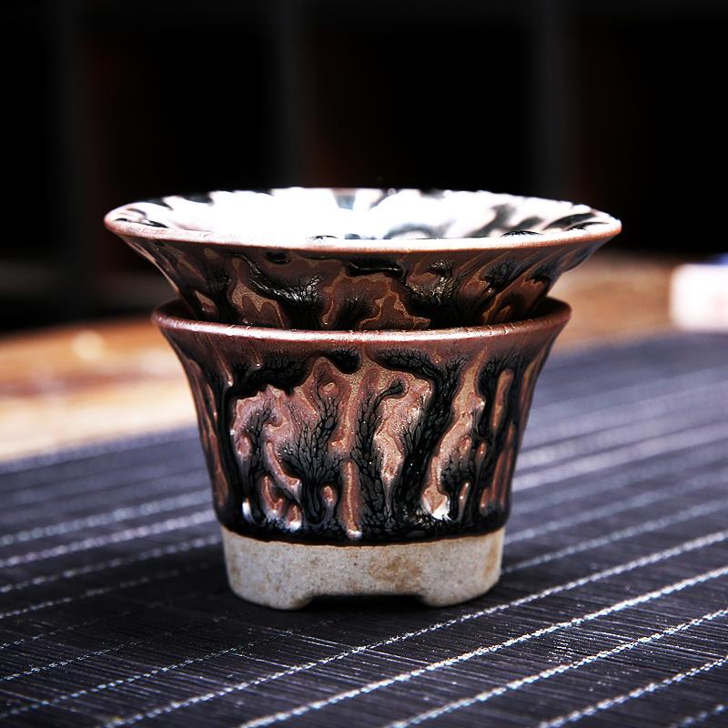 Volcano Tenmoku Jian Zhan Tea Set