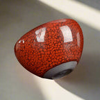 orange jian zhan tenmoku ware tea cup