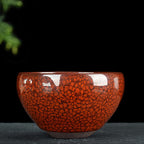 orange jian zhan tenmoku ware tea cup