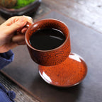 Sunset Jian Zhan Tenmoku Coffee Cup